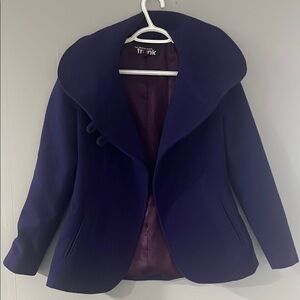 Women's Two Women and a Trunk Purple Jacket Small